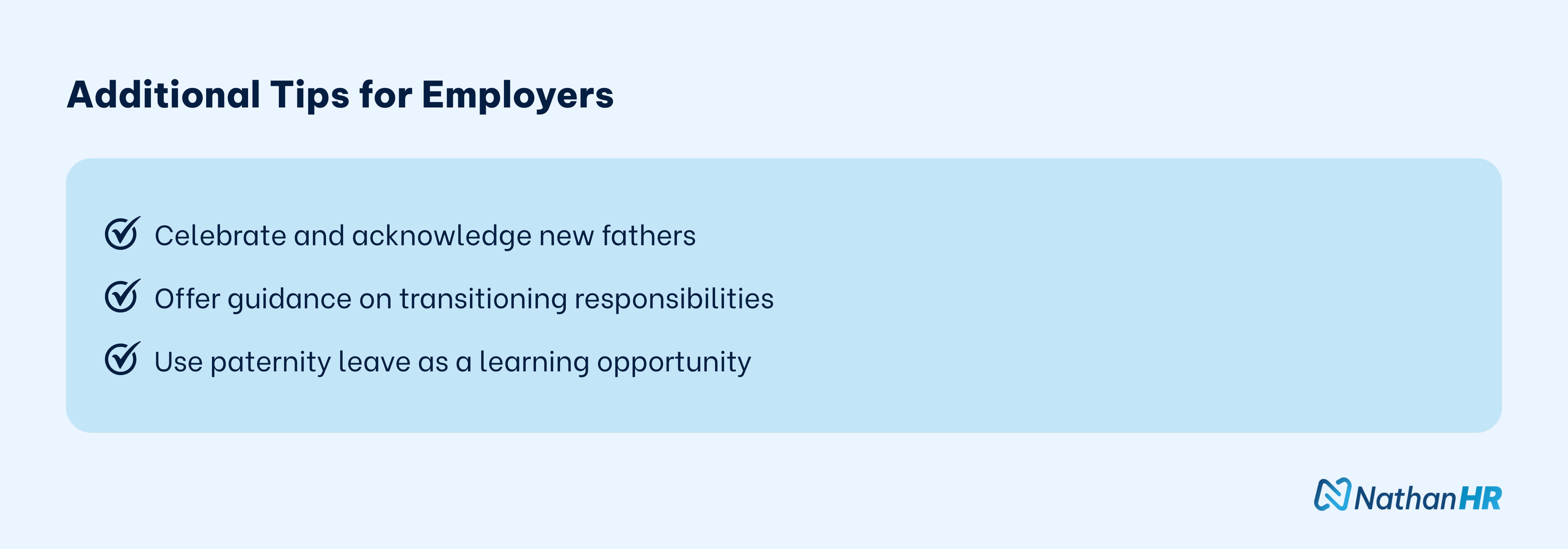 tips for paternity leave